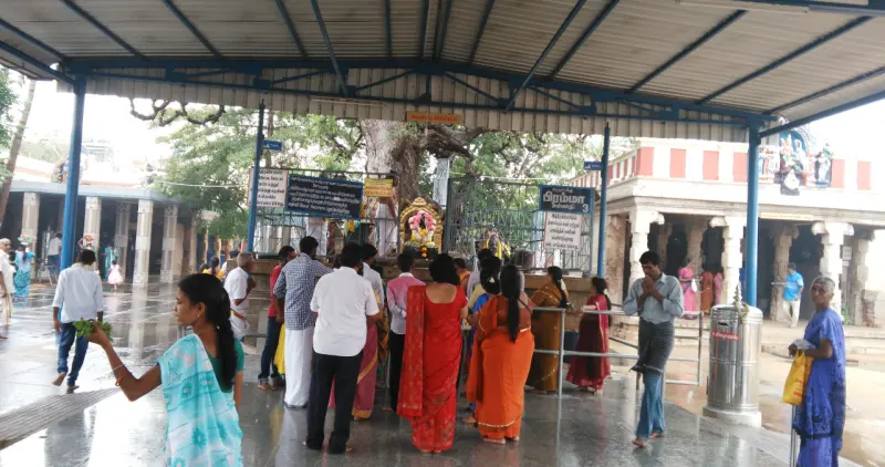 A shrine inside the temple