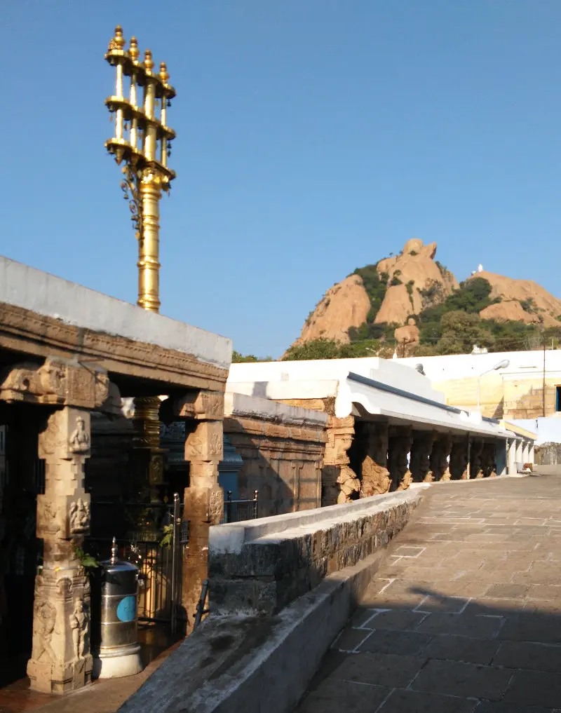 A shrine inside the temple